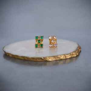 Mismatched Ladder Earrings