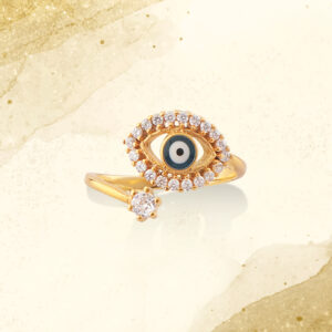 Evil-Eye full stud Ring